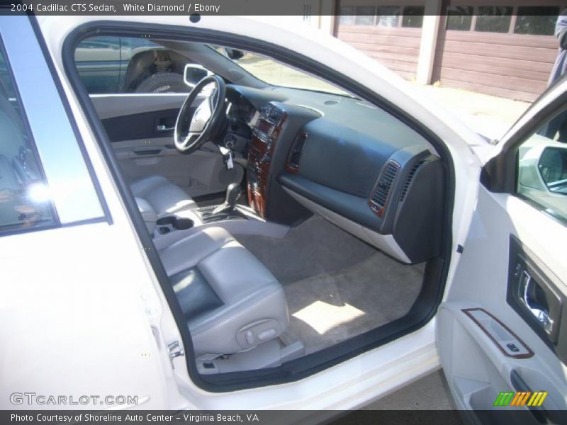White Diamond / Ebony 2004 Cadillac CTS Sedan