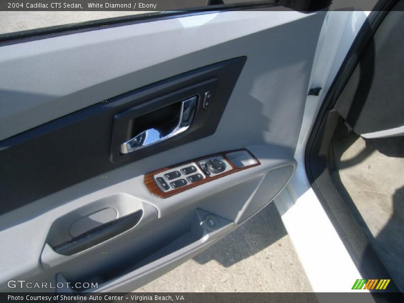 White Diamond / Ebony 2004 Cadillac CTS Sedan
