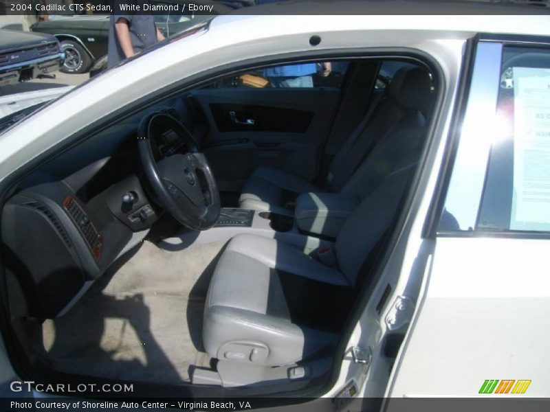 White Diamond / Ebony 2004 Cadillac CTS Sedan