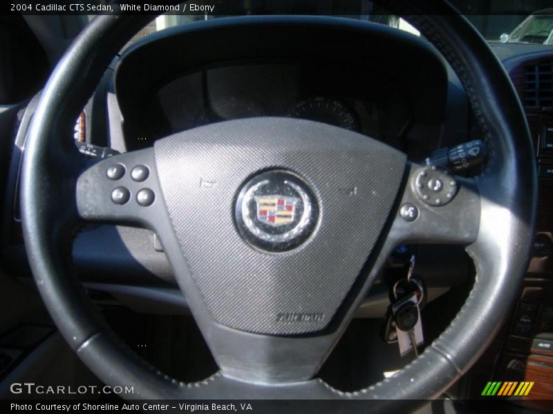 White Diamond / Ebony 2004 Cadillac CTS Sedan