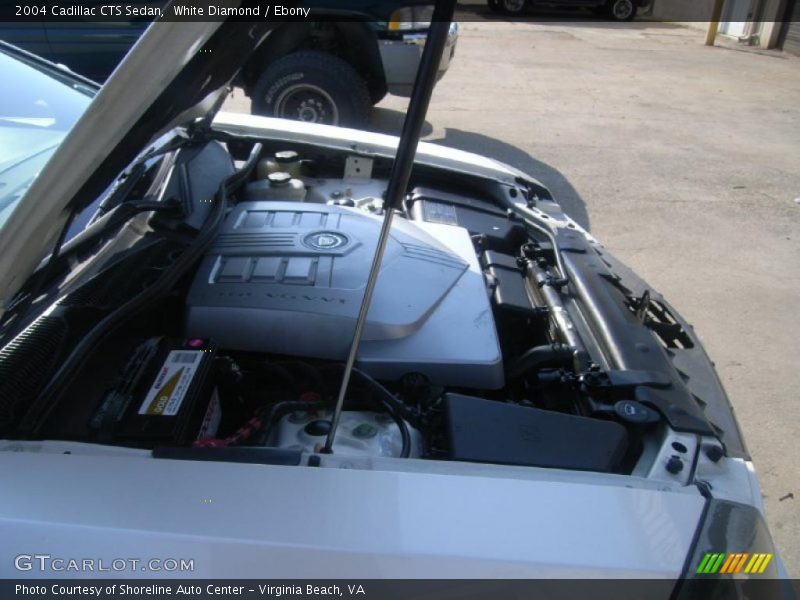 White Diamond / Ebony 2004 Cadillac CTS Sedan