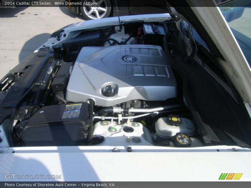 White Diamond / Ebony 2004 Cadillac CTS Sedan