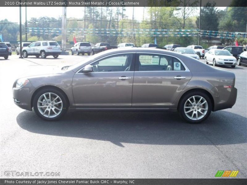 Mocha Steel Metallic / Cocoa/Cashmere 2010 Chevrolet Malibu LTZ Sedan