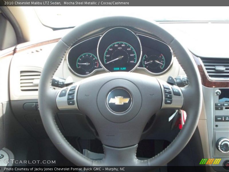 Mocha Steel Metallic / Cocoa/Cashmere 2010 Chevrolet Malibu LTZ Sedan