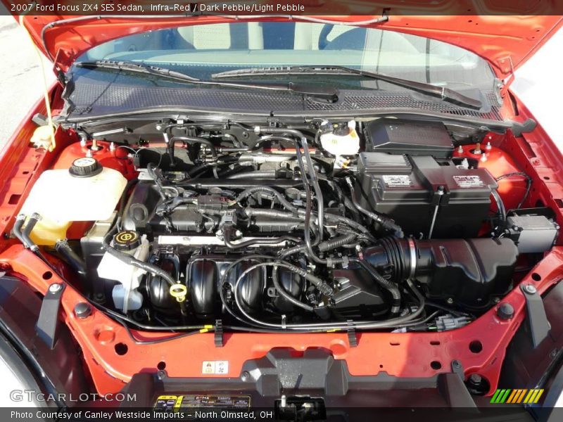 Infra-Red / Dark Pebble/Light Pebble 2007 Ford Focus ZX4 SES Sedan