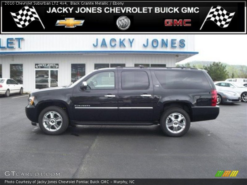 Black Granite Metallic / Ebony 2010 Chevrolet Suburban LTZ 4x4