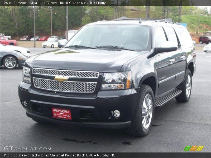 Black Granite Metallic / Ebony 2010 Chevrolet Suburban LTZ 4x4