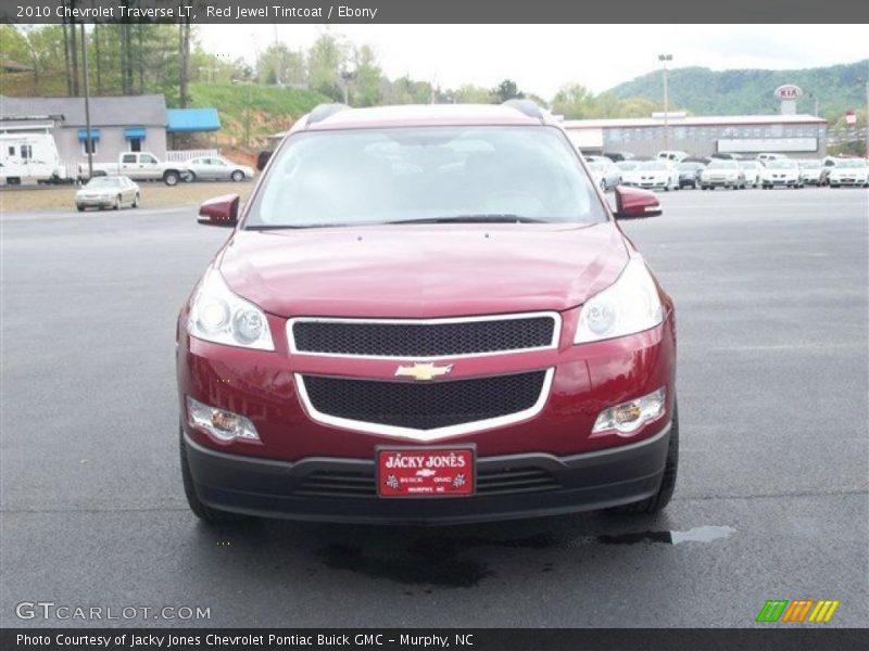 Red Jewel Tintcoat / Ebony 2010 Chevrolet Traverse LT