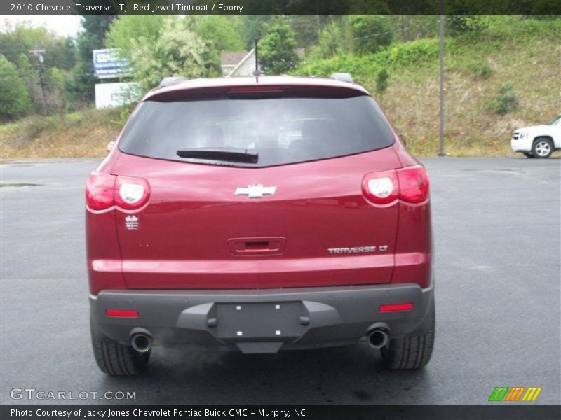 Red Jewel Tintcoat / Ebony 2010 Chevrolet Traverse LT