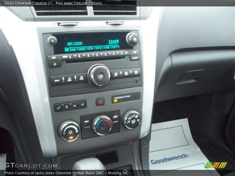 Red Jewel Tintcoat / Ebony 2010 Chevrolet Traverse LT