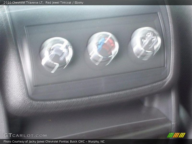 Red Jewel Tintcoat / Ebony 2010 Chevrolet Traverse LT