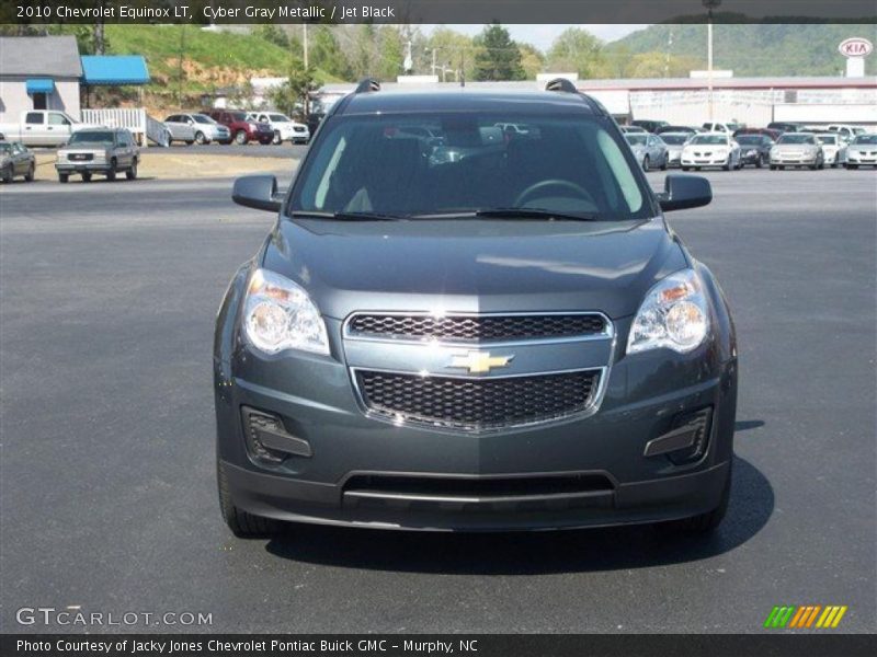 Cyber Gray Metallic / Jet Black 2010 Chevrolet Equinox LT