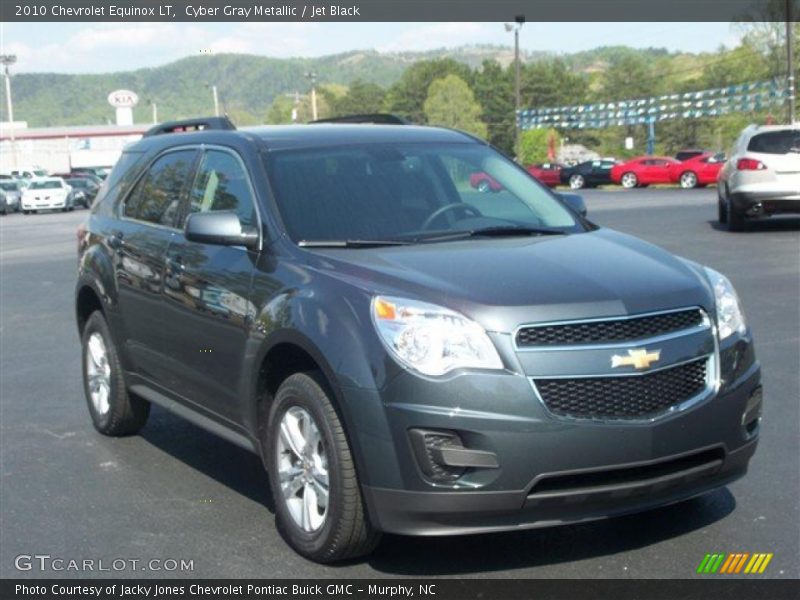 Cyber Gray Metallic / Jet Black 2010 Chevrolet Equinox LT