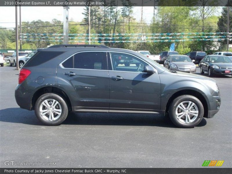 Cyber Gray Metallic / Jet Black 2010 Chevrolet Equinox LT
