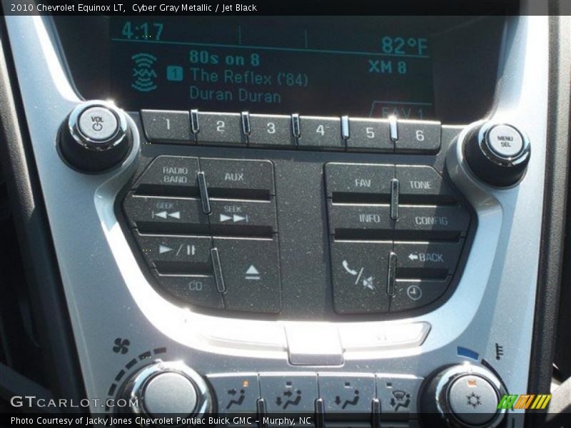Cyber Gray Metallic / Jet Black 2010 Chevrolet Equinox LT