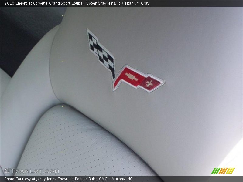 Cyber Gray Metallic / Titanium Gray 2010 Chevrolet Corvette Grand Sport Coupe