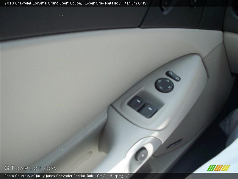 Cyber Gray Metallic / Titanium Gray 2010 Chevrolet Corvette Grand Sport Coupe