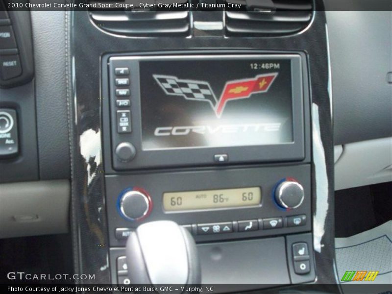 Cyber Gray Metallic / Titanium Gray 2010 Chevrolet Corvette Grand Sport Coupe