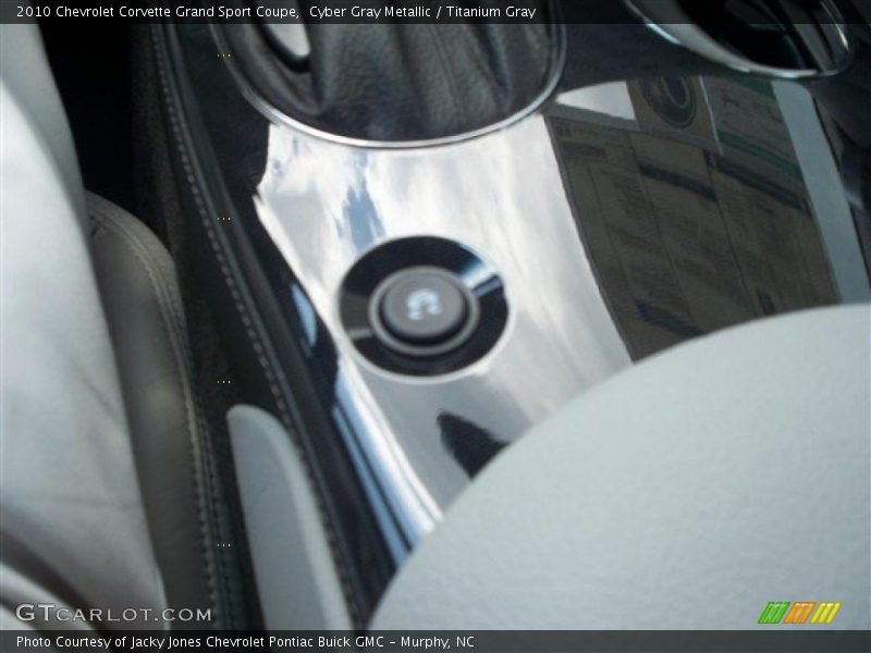 Cyber Gray Metallic / Titanium Gray 2010 Chevrolet Corvette Grand Sport Coupe