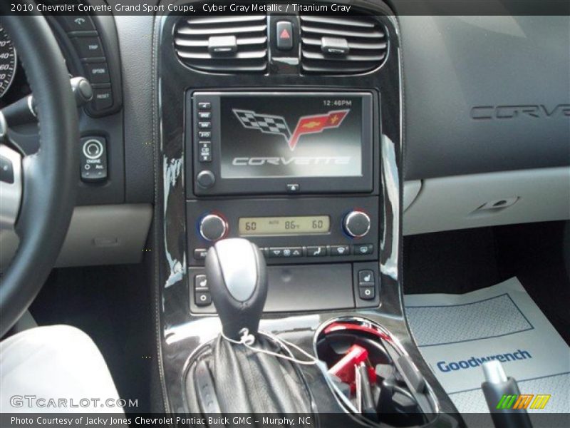 Cyber Gray Metallic / Titanium Gray 2010 Chevrolet Corvette Grand Sport Coupe