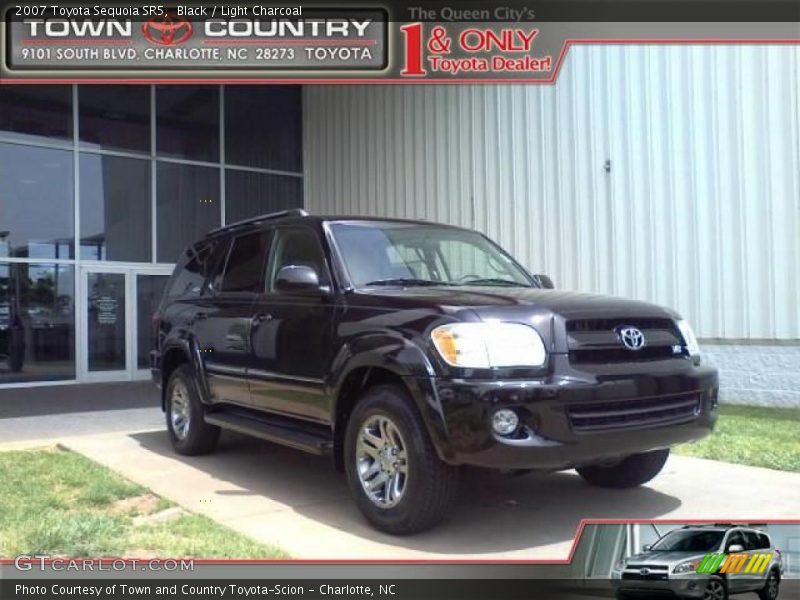 Black / Light Charcoal 2007 Toyota Sequoia SR5