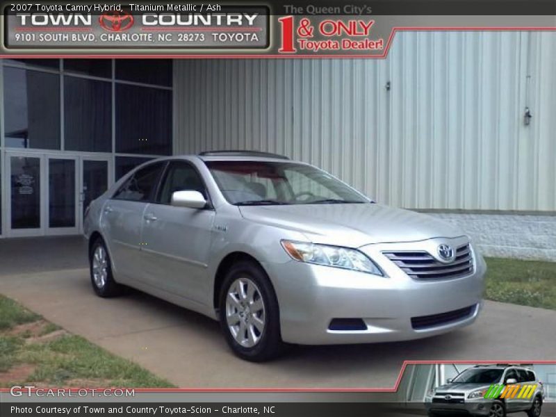Titanium Metallic / Ash 2007 Toyota Camry Hybrid
