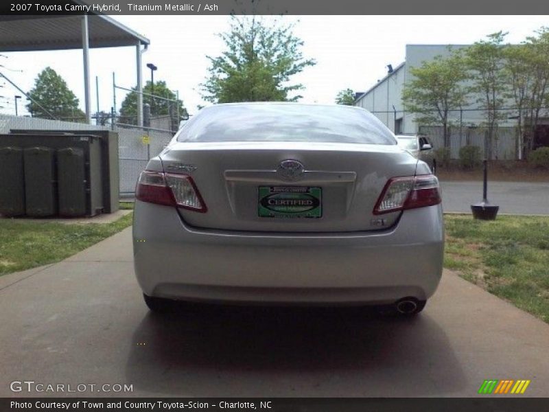 Titanium Metallic / Ash 2007 Toyota Camry Hybrid