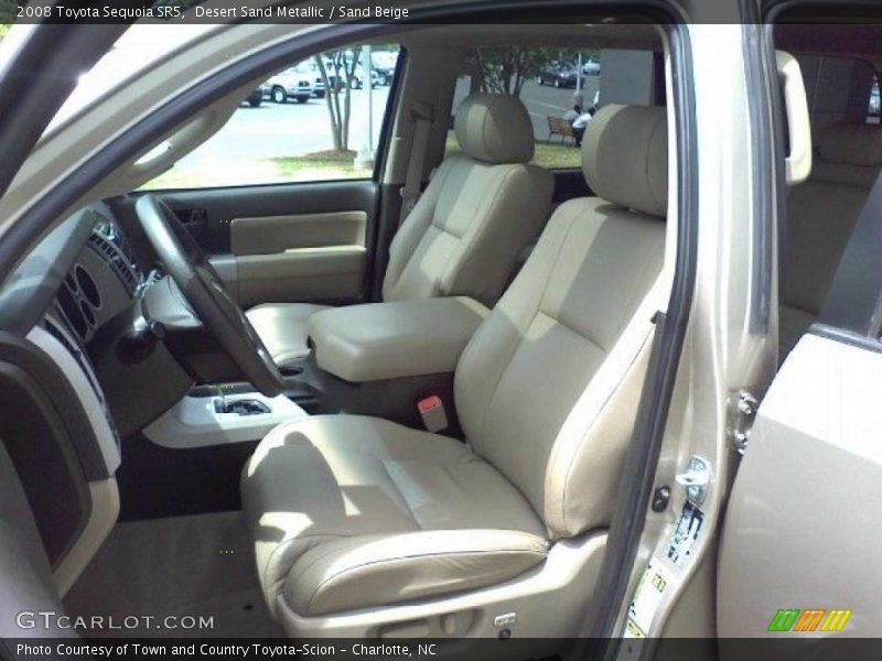Desert Sand Metallic / Sand Beige 2008 Toyota Sequoia SR5