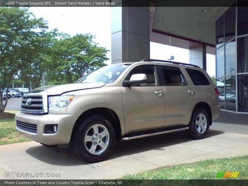 Desert Sand Metallic / Sand Beige 2008 Toyota Sequoia SR5