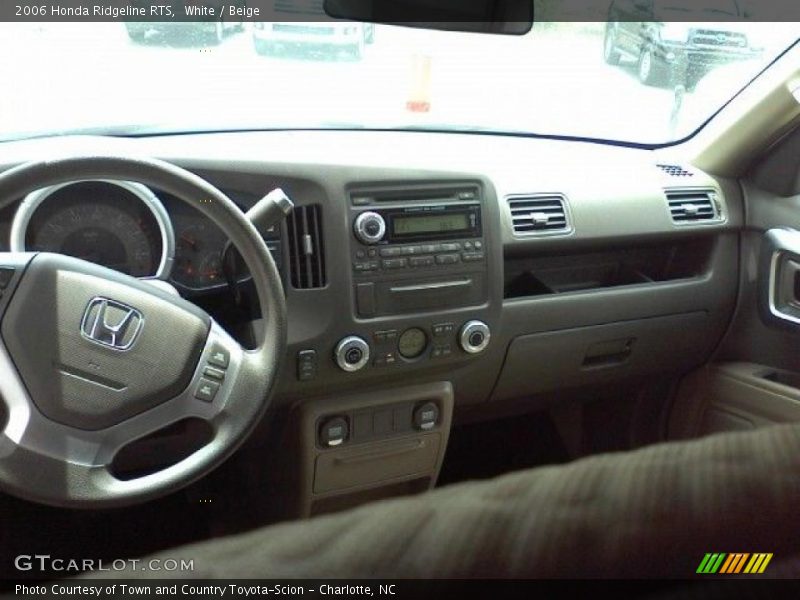 White / Beige 2006 Honda Ridgeline RTS