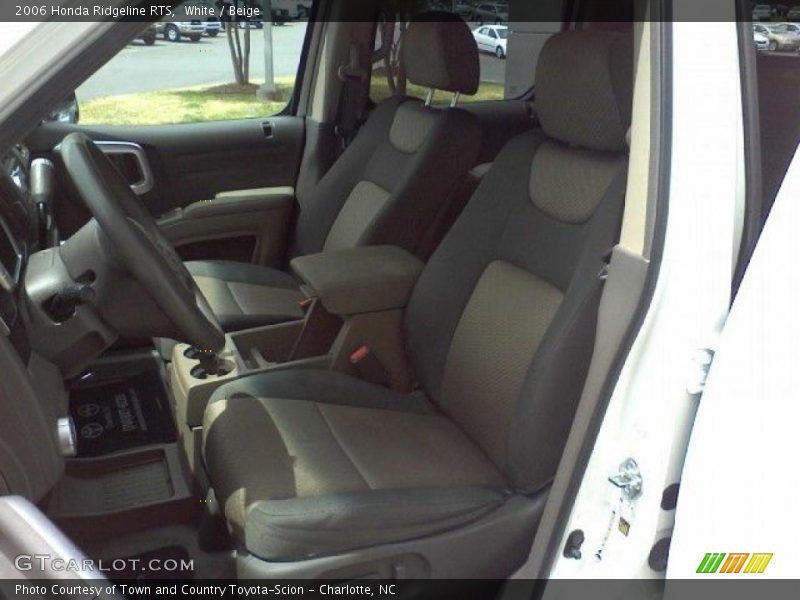 White / Beige 2006 Honda Ridgeline RTS
