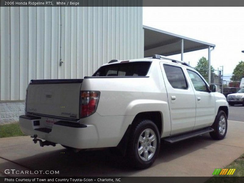 White / Beige 2006 Honda Ridgeline RTS