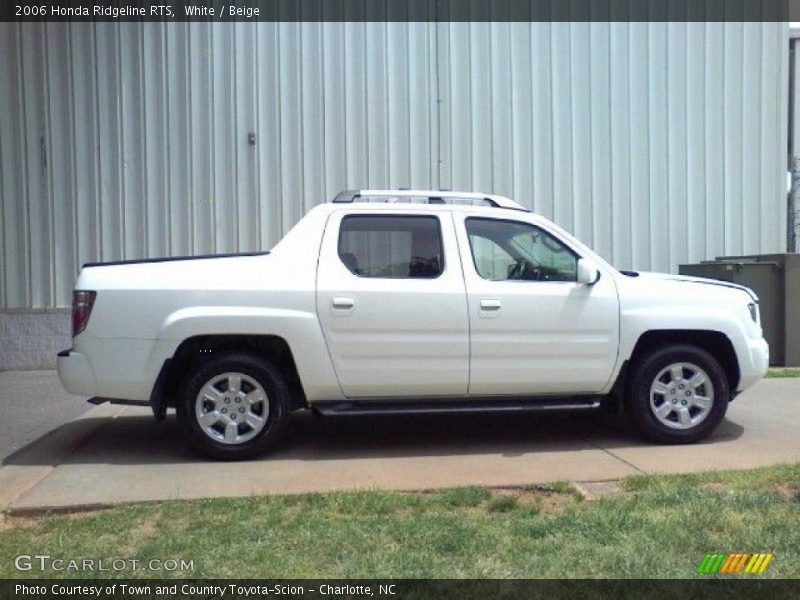White / Beige 2006 Honda Ridgeline RTS