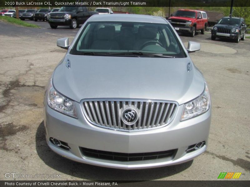 Quicksilver Metallic / Dark Titanium/Light Titanium 2010 Buick LaCrosse CXL