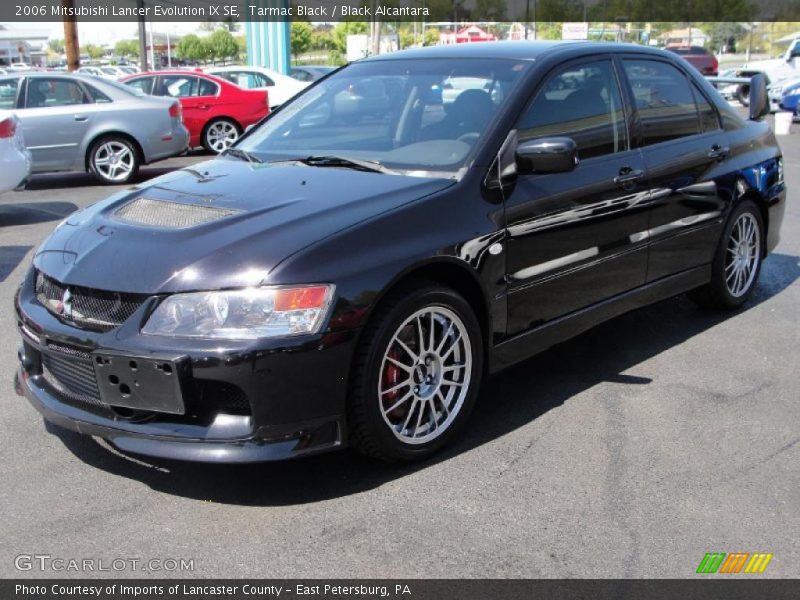 Tarmac Black / Black Alcantara 2006 Mitsubishi Lancer Evolution IX SE