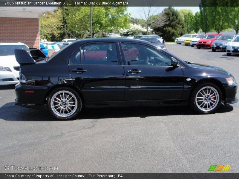 Tarmac Black / Black Alcantara 2006 Mitsubishi Lancer Evolution IX SE