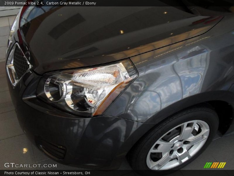 Carbon Gray Metallic / Ebony 2009 Pontiac Vibe 2.4