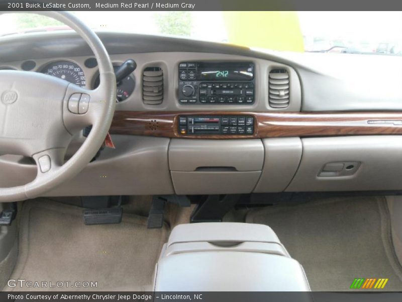 Medium Red Pearl / Medium Gray 2001 Buick LeSabre Custom