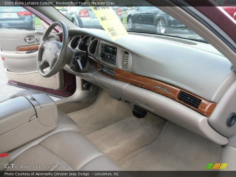 Medium Red Pearl / Medium Gray 2001 Buick LeSabre Custom