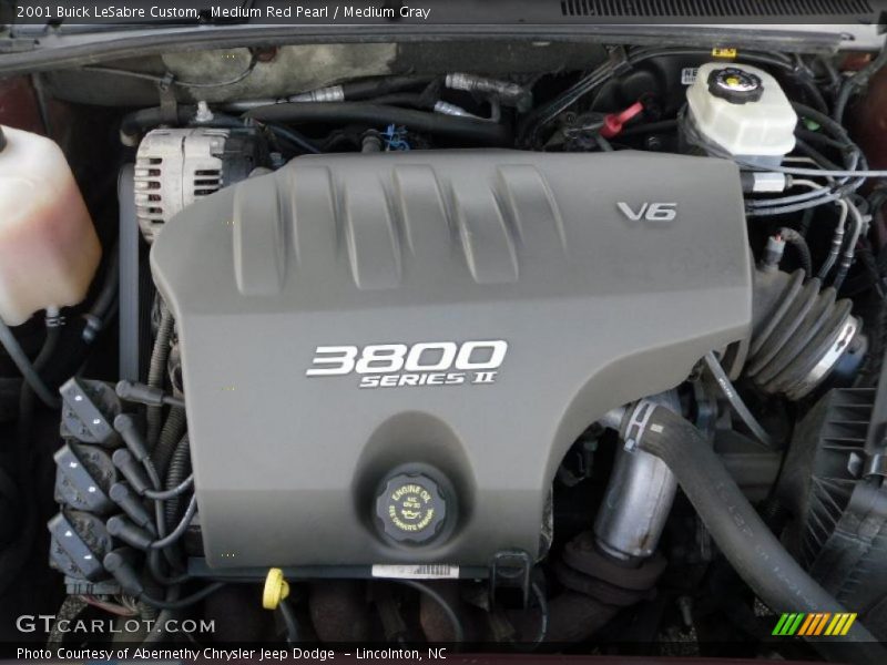 Medium Red Pearl / Medium Gray 2001 Buick LeSabre Custom