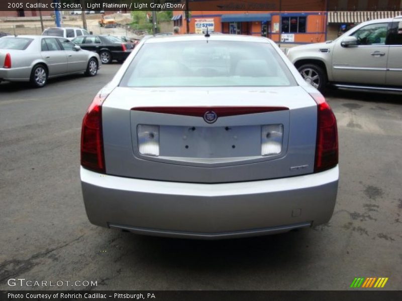 Light Platinum / Light Gray/Ebony 2005 Cadillac CTS Sedan