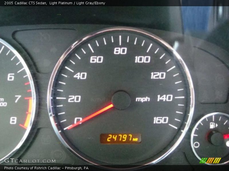 Light Platinum / Light Gray/Ebony 2005 Cadillac CTS Sedan