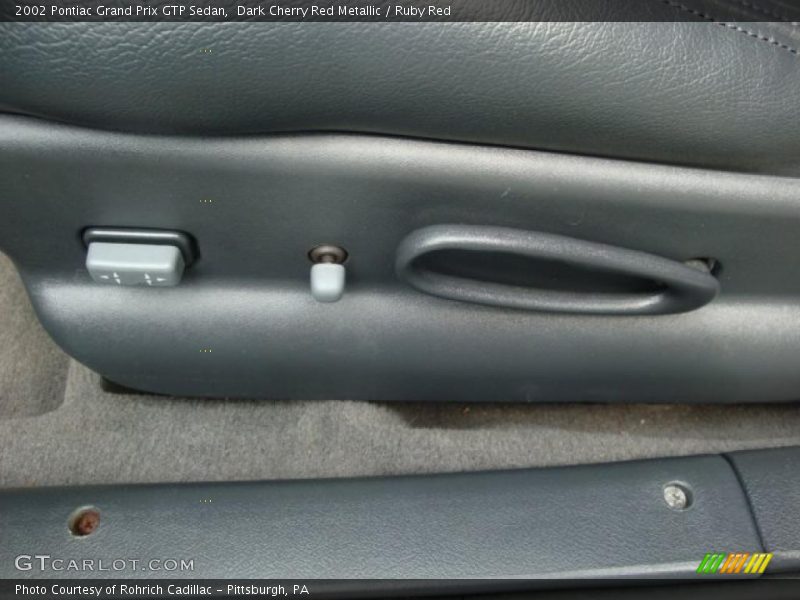 Dark Cherry Red Metallic / Ruby Red 2002 Pontiac Grand Prix GTP Sedan