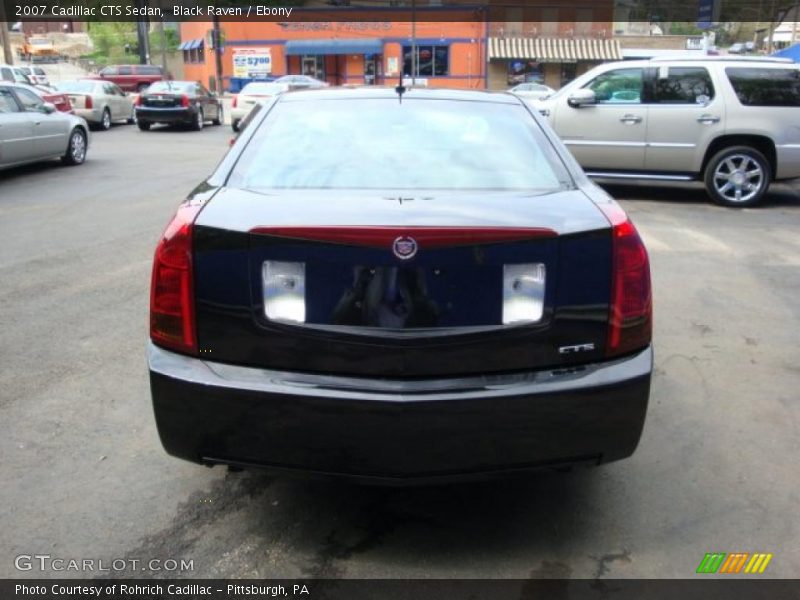 Black Raven / Ebony 2007 Cadillac CTS Sedan