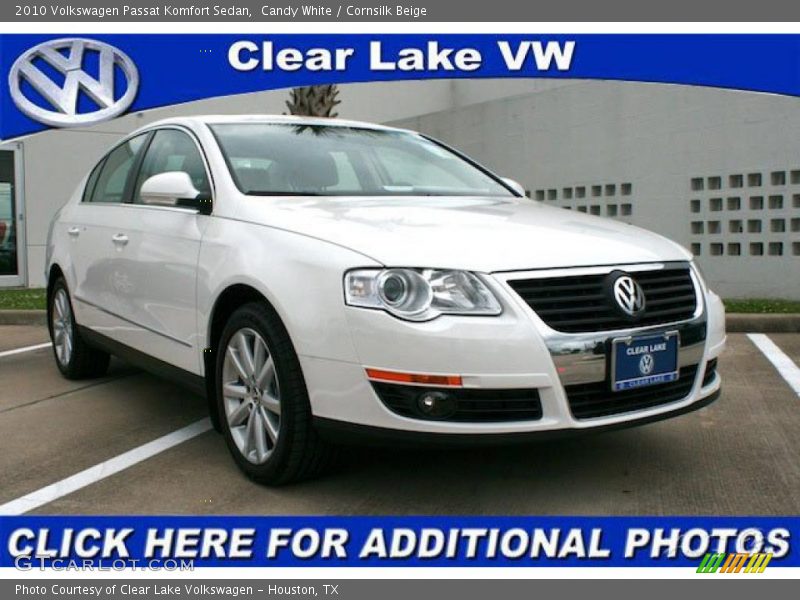 Candy White / Cornsilk Beige 2010 Volkswagen Passat Komfort Sedan