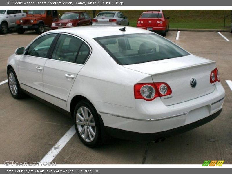 Candy White / Cornsilk Beige 2010 Volkswagen Passat Komfort Sedan
