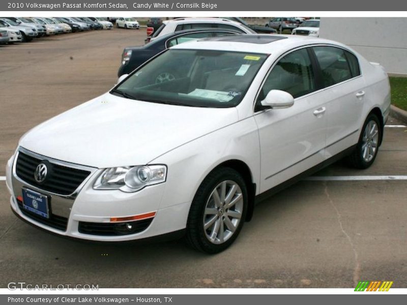 Candy White / Cornsilk Beige 2010 Volkswagen Passat Komfort Sedan