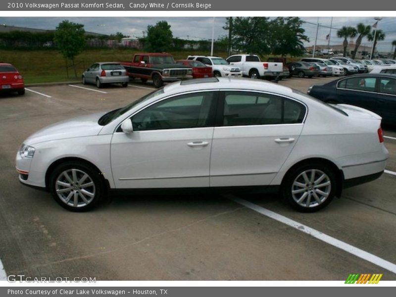 Candy White / Cornsilk Beige 2010 Volkswagen Passat Komfort Sedan