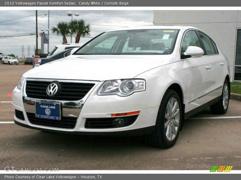 Candy White / Cornsilk Beige 2010 Volkswagen Passat Komfort Sedan