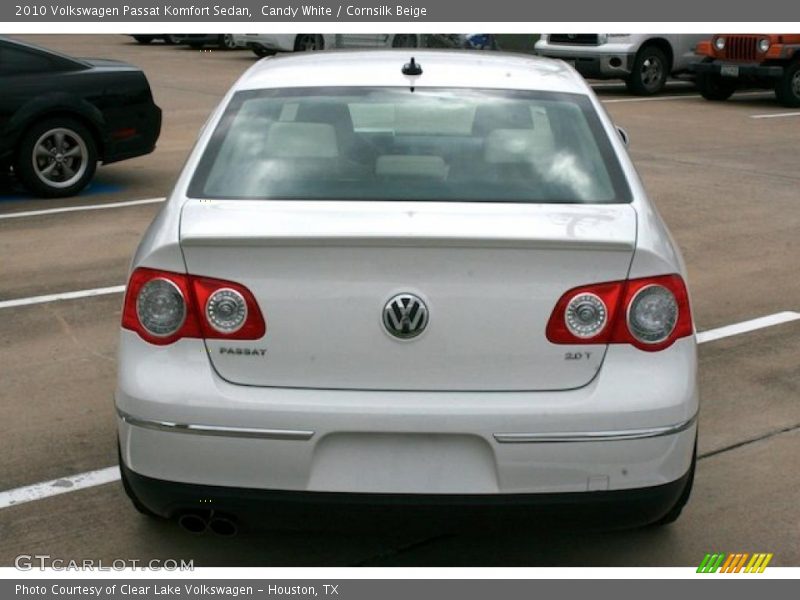 Candy White / Cornsilk Beige 2010 Volkswagen Passat Komfort Sedan